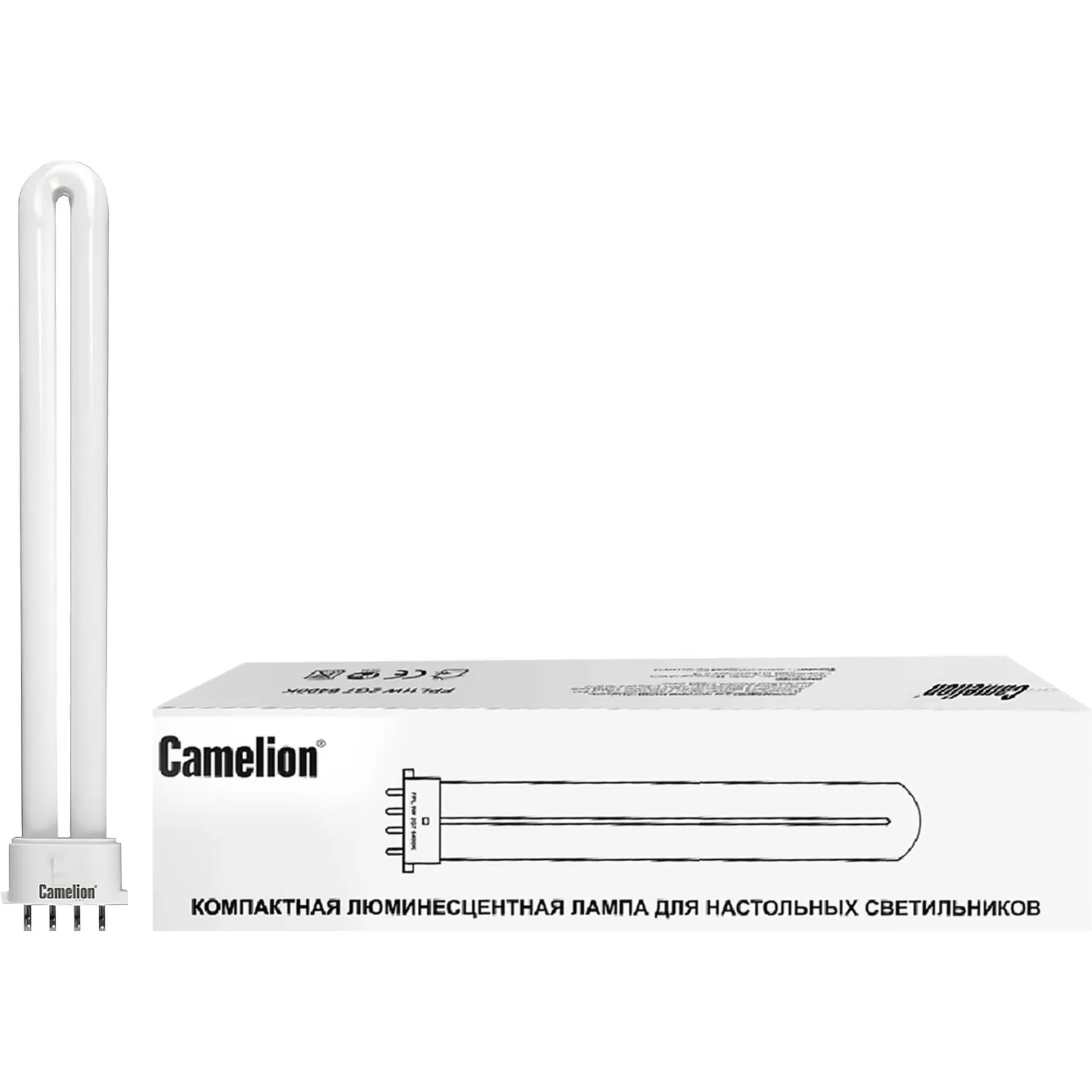 превью Лампа люминесцентная Camelion 11 Вт 2G7 T12 6400 К 660 Лм матовая