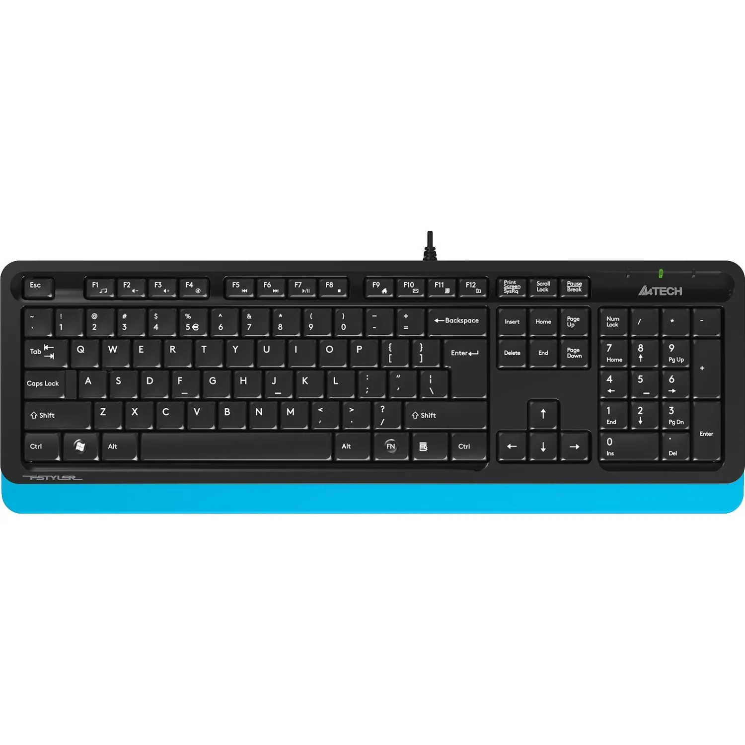 превью Клавиатура проводная A4Tech Fstyler FK10 (FK10 BLUE)