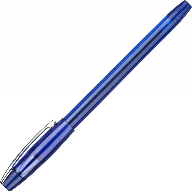 Ручка шариковая масляная Unimax Ultra Glide Steel синяя (толщина линии 0.8 мм)
