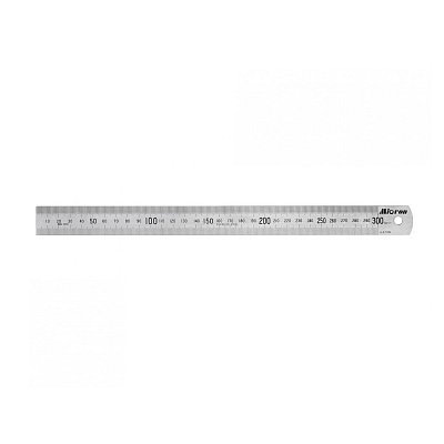 Линейка измерительная 300×25.4 мм металлическая Micron 34311