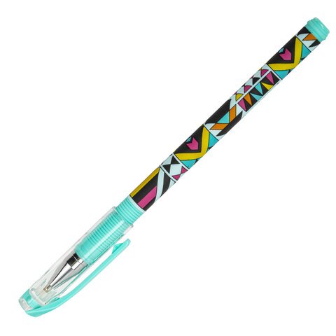 Ручка шариковая ERICH KRAUSE ColorTouch «Ornament», СИНЯЯ, узел 0.7 мм, линия письма 0.35 мм