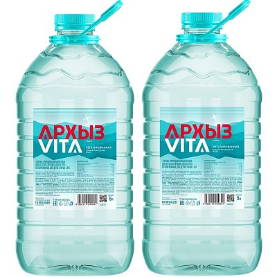 Вода минеральная Архыз без газа пэт 5л