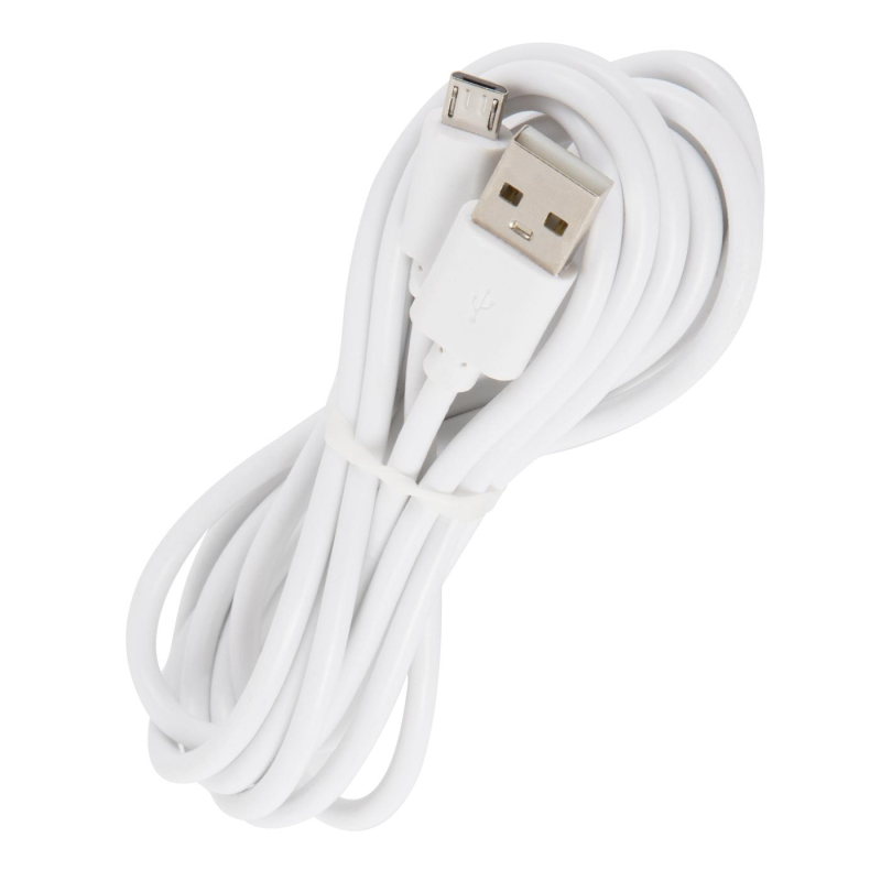 Кабель USB 2.0 - MicroUSB, М/М, 2 м, Red Line, бел, УТ000009512