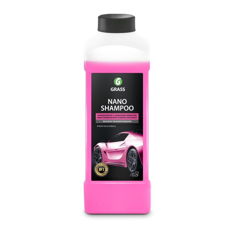 превью Автошампунь для бесконтактной мойки Grass Nano Shampoo 1 л (концентрат)