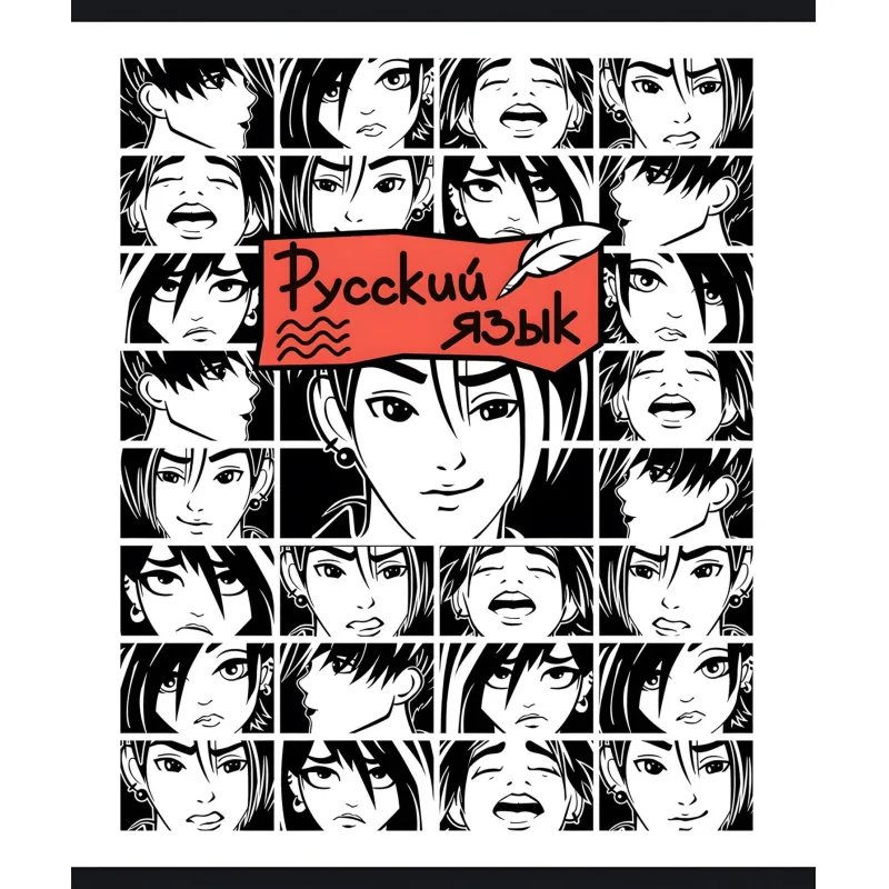 Тетрадь предметная набор Комус Класс Аниме 48л А5 офсет 65г/м2 10 предметов