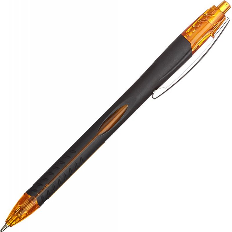 Ручка шариковая масляная автоматическая Attache Sellection Glide Aerogrip синяя (толщина линии 0.5 мм)