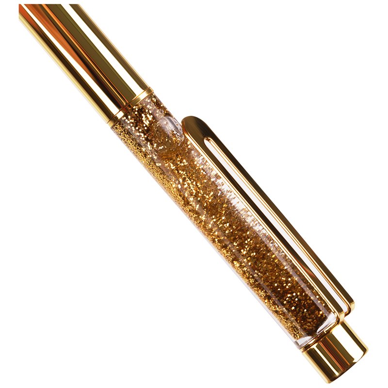 Ручка шариковая автоматическая MESHU «Gold sand» синяя, 1.0мм