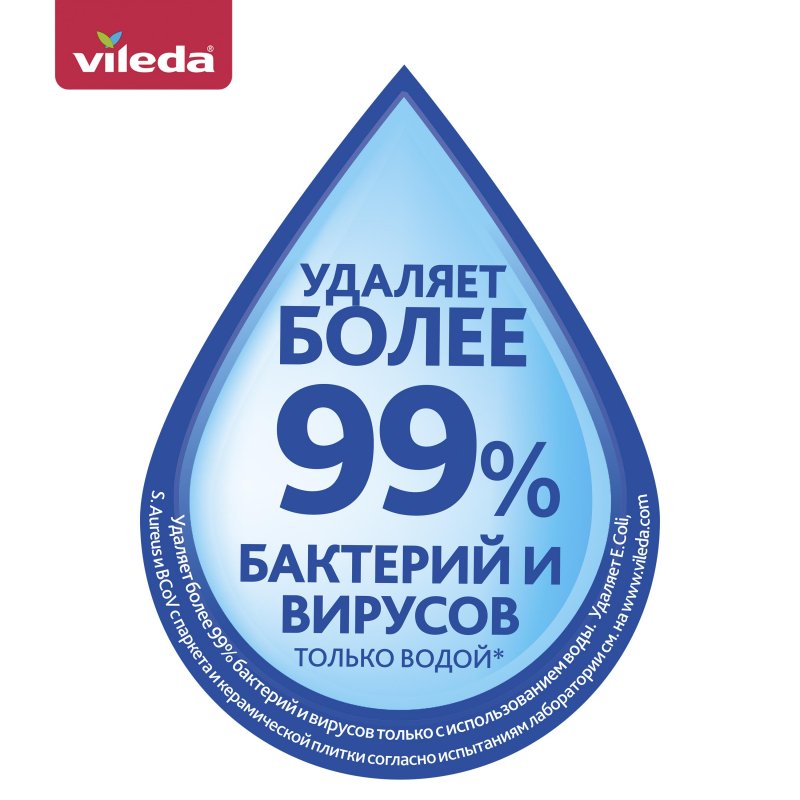 Комплект для уборки Vileda Ультрамакс (швабра, 2 насадки и ведро 10 л с отжимом)