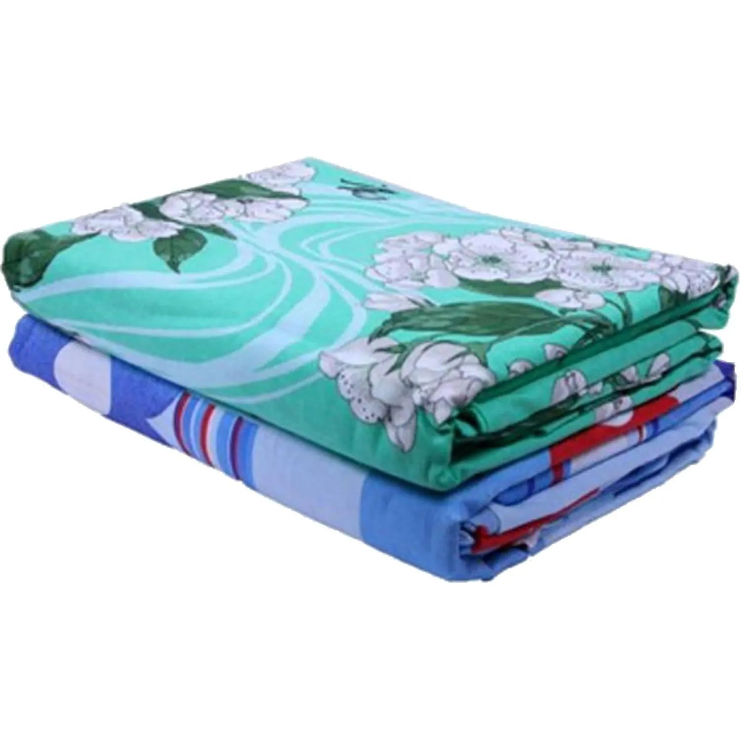 Постельное белье 1.5 сп полиэстр 55гр/м2 (нав. 70×70-1 шт. ), асс, 10кмп/уп