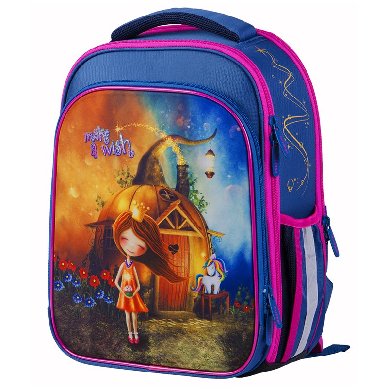 превью Ранец Berlingo Expert Plus «Magic» 37×28×18 см, 3 отделения, 2 кармана, анатомическая спинка