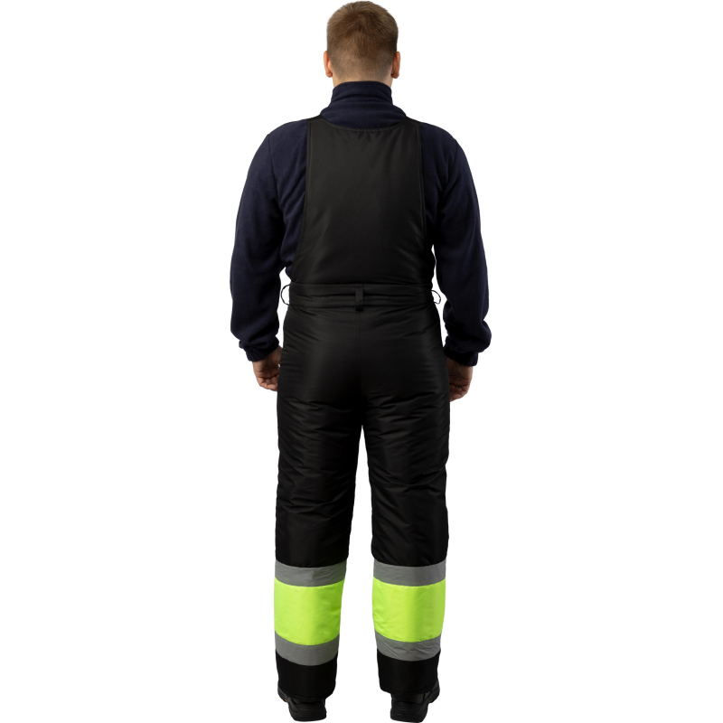 Брюки рабочие зимние муж. з28-БР лимон/черн (р.52-54) 170-176