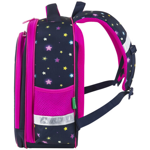 Ранец BRAUBERG KIDS STANDARD, 2 отделения, «Moon girl», 36×28х14 см