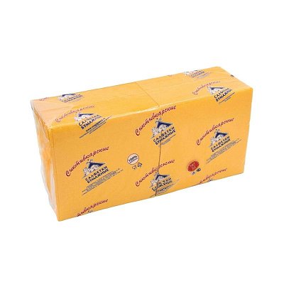 Салфетки бумажные Profi Pack 2сл 33×33см желтый 200шт/уп
