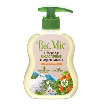 Мыло жидкое BioMio Bio Soap абрикос 300 мл