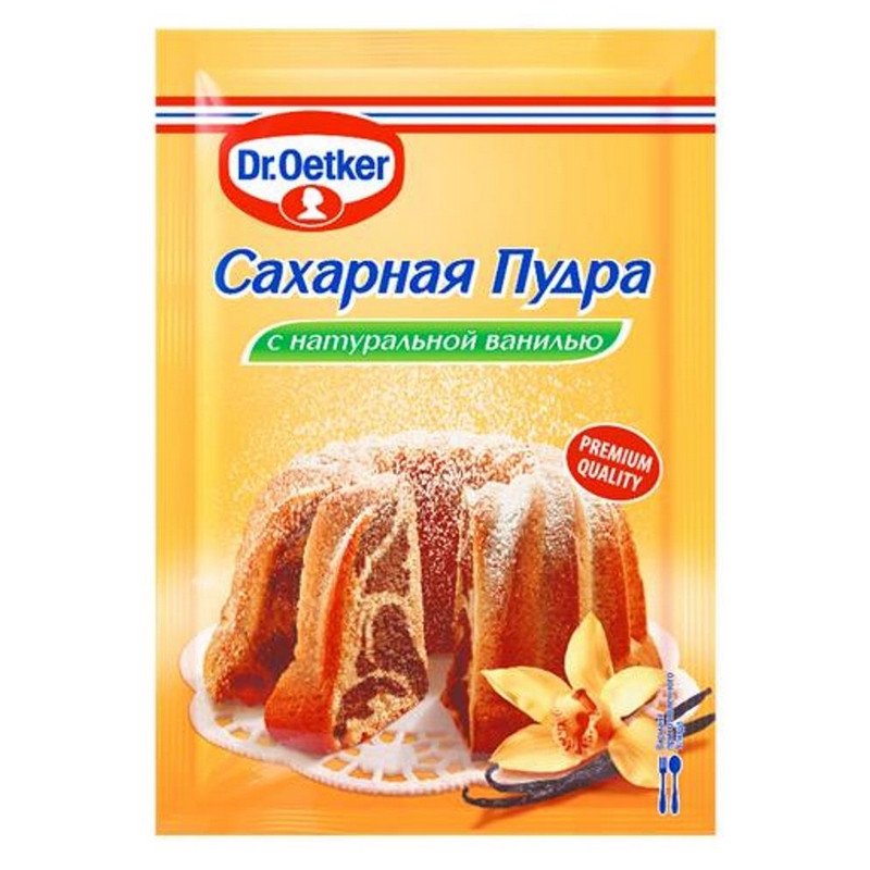 превью Сахарная пудра Dr. Oetker с натуральной ванилью 40 г