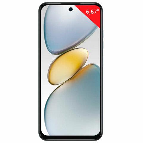 Смартфон TECNO SPARK GO1, 2 SIM, 6.67", 4.5G, 13/8 Мп, 4/64 ГБ, черный, пластик
