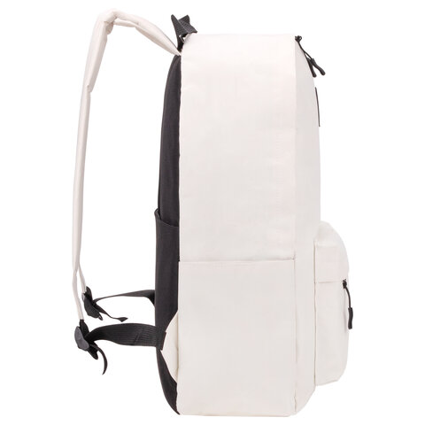 Рюкзак BRAUBERG POSITIVE универсальный, потайной карман, «Beige», 42×28х14 см