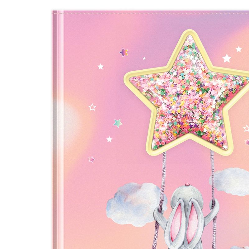 превью Дневник 1-11 кл. 48л. (твердый) BG «Dreams», иск. кожа, полноцветная печать, аппликация в виде прозрачного стекла с пайетками, ляссе