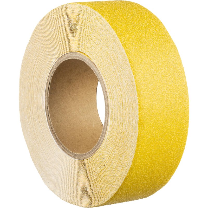 превью Лента противоскользящая Мельхозе 50 мм х 18.3 м желтая (MAGR050183)