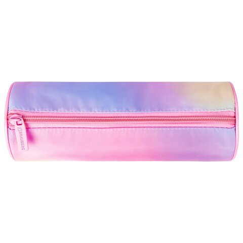 Пенал-тубус BRAUBERG, с эффектом Soft Touch, мягкий, «Rainbow Cloud», 22×8 см, 229013