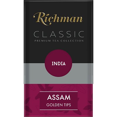 Чай Richman Ассам черный индийский крупнолистовой 100г