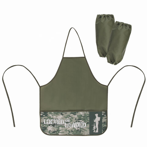 превью Фартук с нарукавниками BRAUBERG45×54 см3 кармана«Patriot»270394