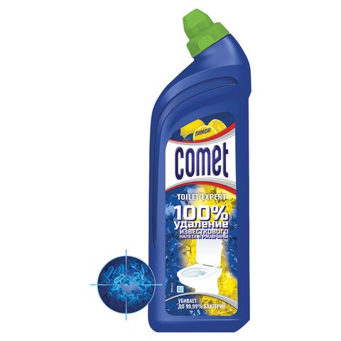 превью Средство для уборки туалета 700 мл COMET «Лимон», дезинфицирующее