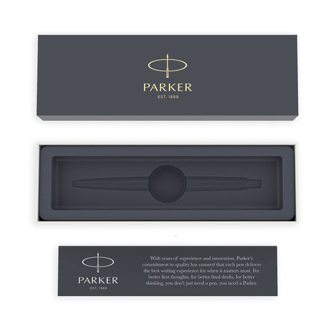 Ручка шариковая PARKER «Jotter Plastic CT», корпус синий, детали из нержавеющей стали, синяя