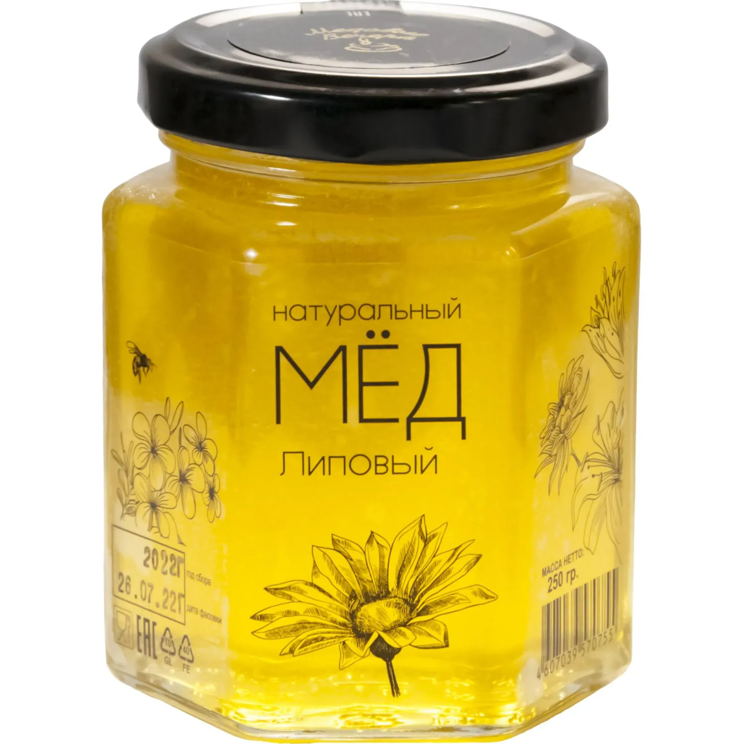 Мед Медовые Вечера Липовый 250 г