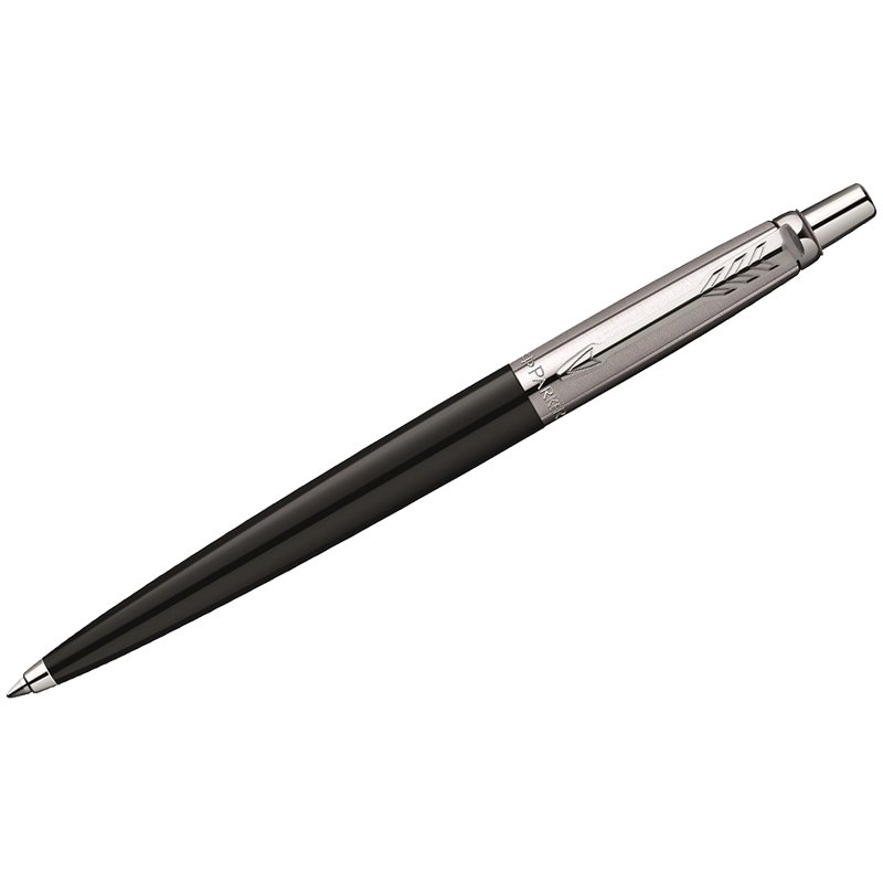 Ручка шариковая PARKER «Jotter Plastic CT», корпус черный, детали из нержавеющей стали, синяя