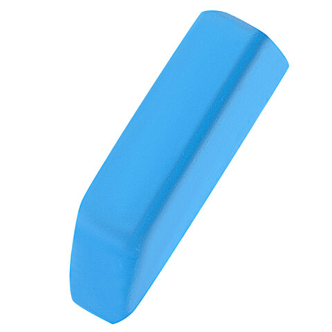 Мел в ведерке для рисования на асфальте 18 штук, ПИФАГОР, цветной квадратный УТОЛЩЕННЫЙ