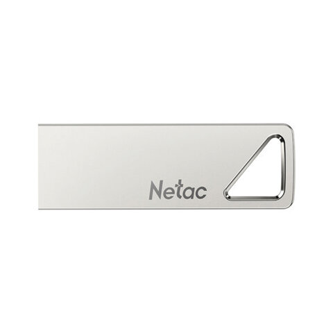 превью Флеш-диск 64 GB NETAC U326, USB 2.0, металлический корпус, серебристый-20PN