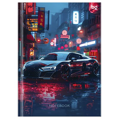 Бизнес-блокнот А6, 64л., ЛАЙТ BG «Sportcar», матовая ламинация, выборочный лак