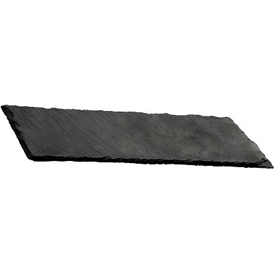 Блюдо для подачи прямоуг. 40×12 см. h=0.9 см. чер. сланец MGprof, 69760