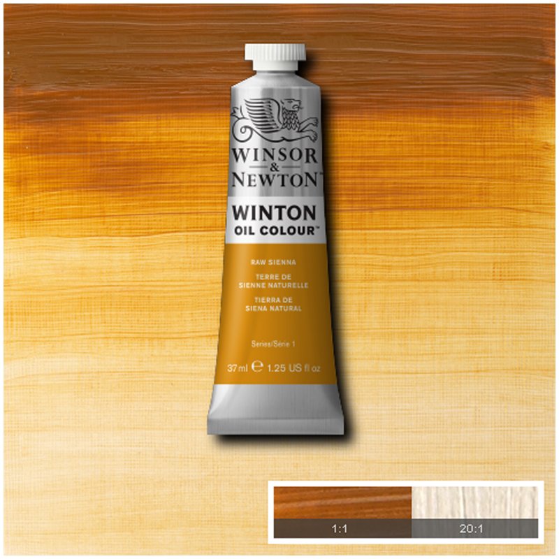 Краска масляная художественная Winsor&Newton «Winton», 37мл, туба, натуральная сиена