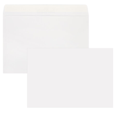 превью Конверты С4 (229×324 мм), отрывная лента, 100 г/м2, КОМПЛЕКТ 500 шт., STAFF