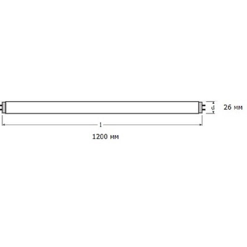 Лампа люминесцентная Osram L36W/640 36 Вт G13 T8 4000 K (4052899352810, 25 штук в упаковке)