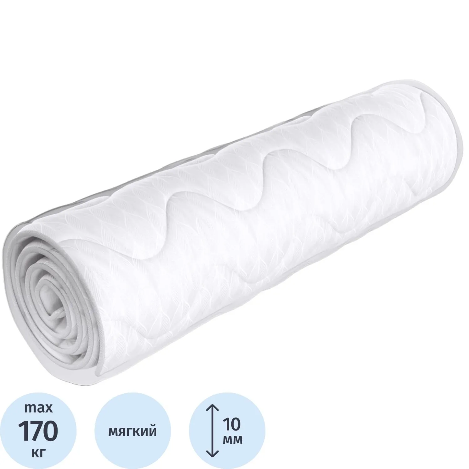 превью Матрас-топпер Комус Мебель AR01 roll (2000х900 мм)