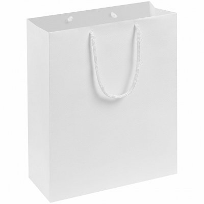 Пакет подарочный бумажный Wide (28×23×9.2 см, белый)