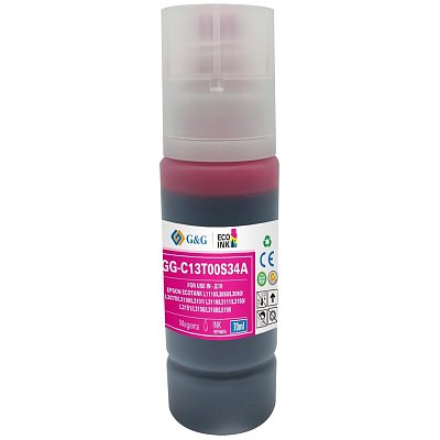 Чернила G&G (GG-C13T00S34A) пур. 70мл для L1110, L3151
