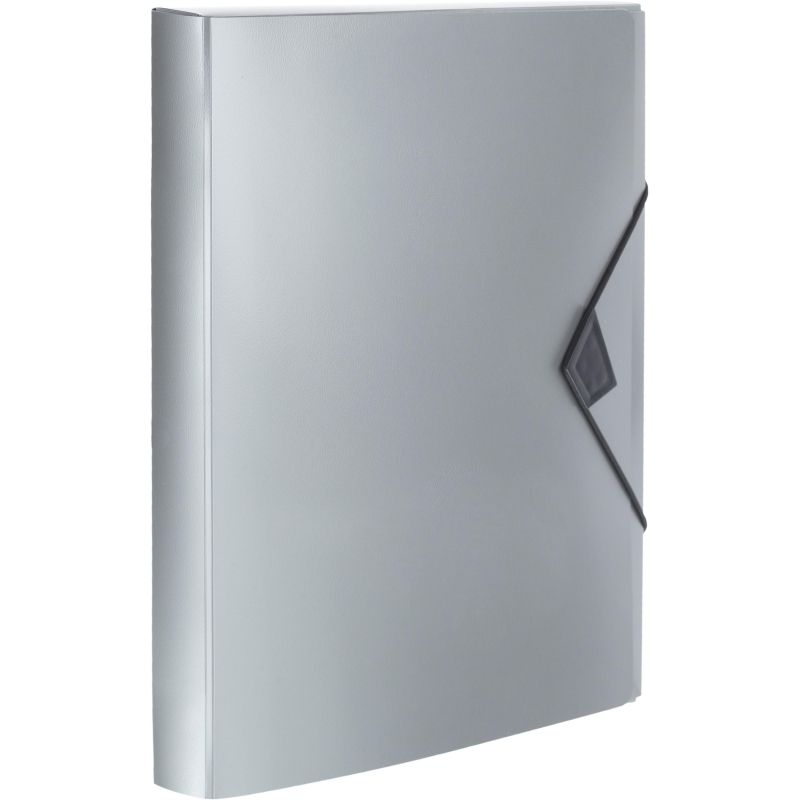 превью Папка на резинках Attache Metallics А4 800мкм, 40мм, серый