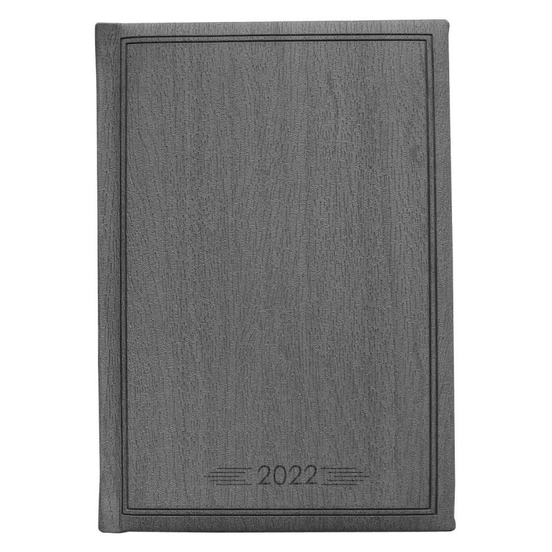 превью Ежедневник датированный 2022 год Infolio Wood искусственная кожа А5 176 листов темно-серый