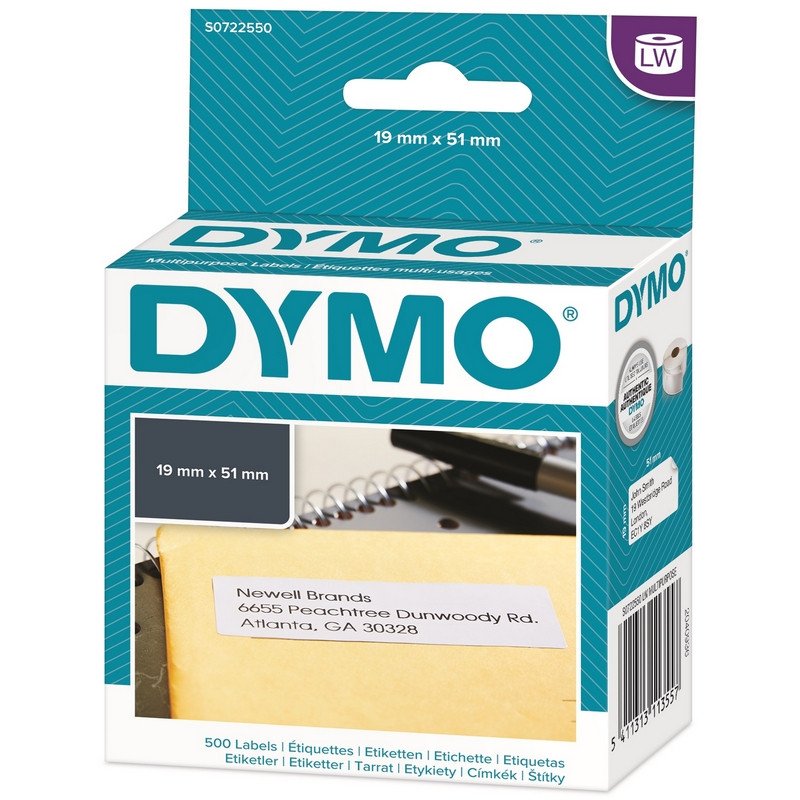 Картридж для этикет-принтеров DYMO Label Writer 400 (этикетки 51x19 мм, 500шт. в рулоне)