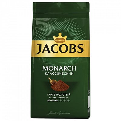 Кофе Jacobs Monarch молотый 230г пакет