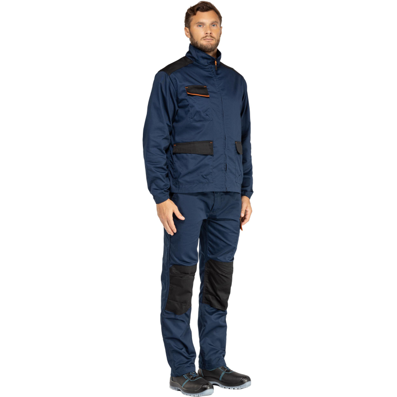 Куртка летняя муж MACH1 Range цв. cиний/оранж, р. L (арт. M1VE2BMGT)