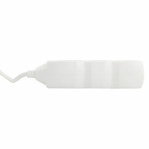 Удлинитель сетевой SONNEN U-131G, 3 розетки, c заземлением, 10 А, 1.8 м, 511431