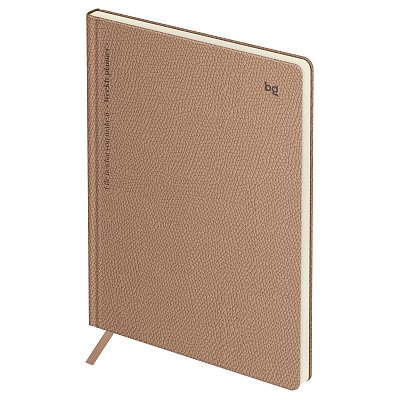 Еженедельник недатированный, B5, 64л., твердый переплет, кожзам, BG «Palm. Ecru pink», розовый