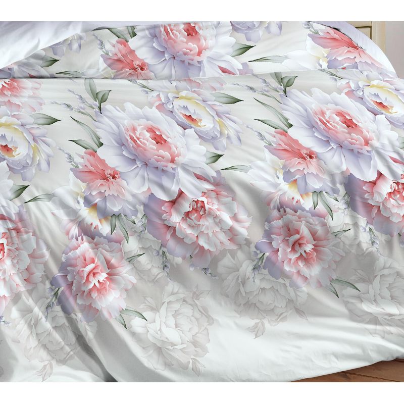 Постельное белье 2сп, поплин 110г/м2, (нав.70×70-2шт) Пломбир