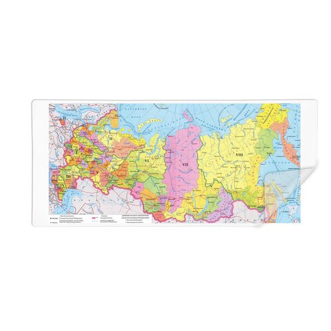 Коврик-подкладка настольный для письма сверхпрочный 500×1200 мм, прозрачный, 1 мм, BRAUBERG, 237372