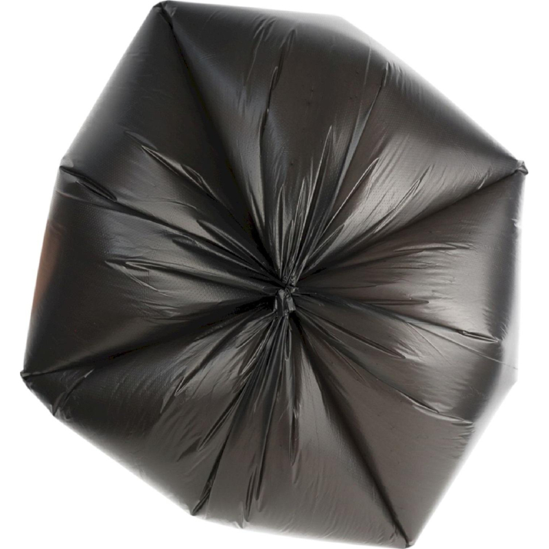 Мешки для мусора ПВД 60л 20мкм 30шт/рул черные 58×68см Элементари